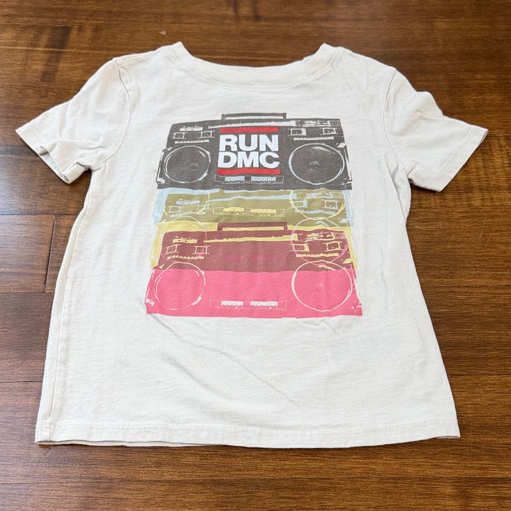 Run DMC Kids Boombox Tee - Cream